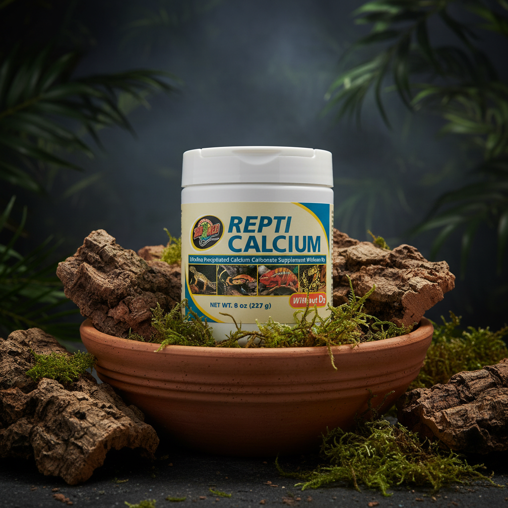 Zoo Med Repti Calcium | Suplemento de Calcio para Reptiles sin D3 227g