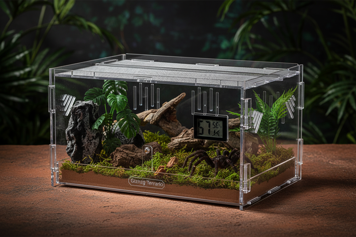 Terrario Acrílico Giznzg